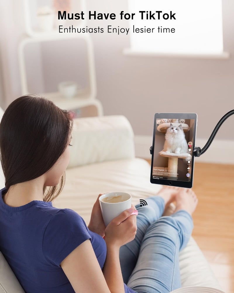 INNCNN Remote Scrolling Ring for TikTok, Bluetooth Page Turner for iPad iPhone, Scroller Remote for TIK Tok, Camera Shutter Remote Control for iOS, Android - Pink - Image 4